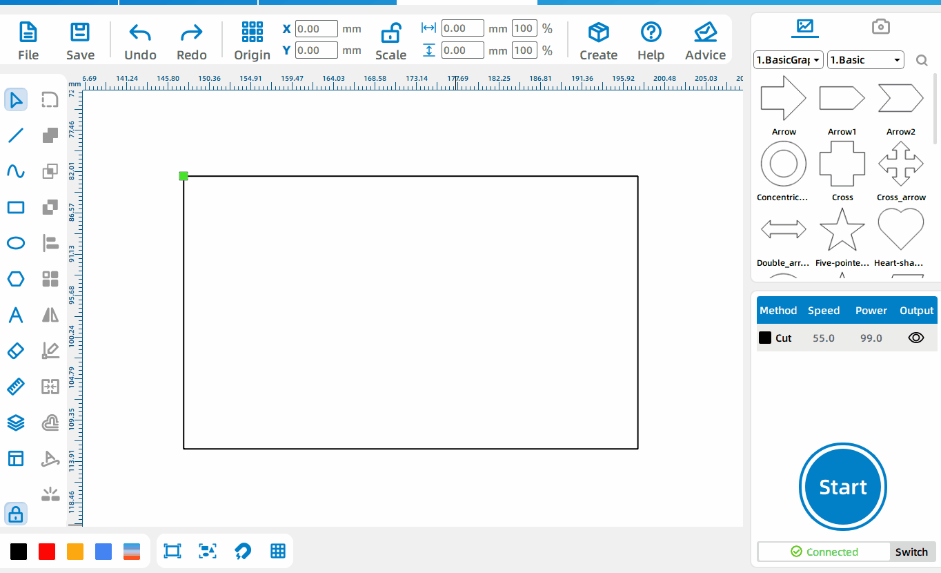 1. Generate a nozzle according to the selected pattern.gif