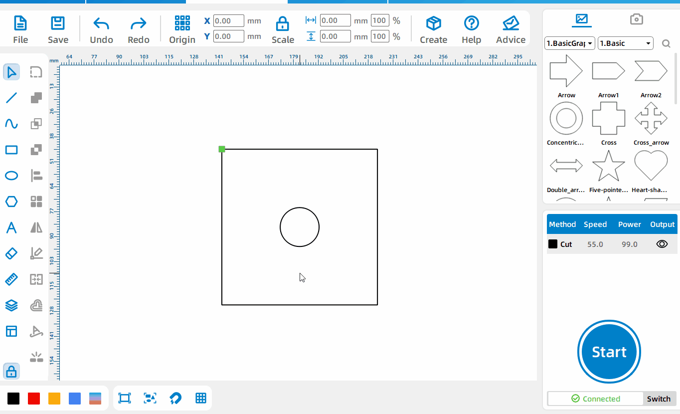 4. Drag proportionally to set the pattern size.gif
