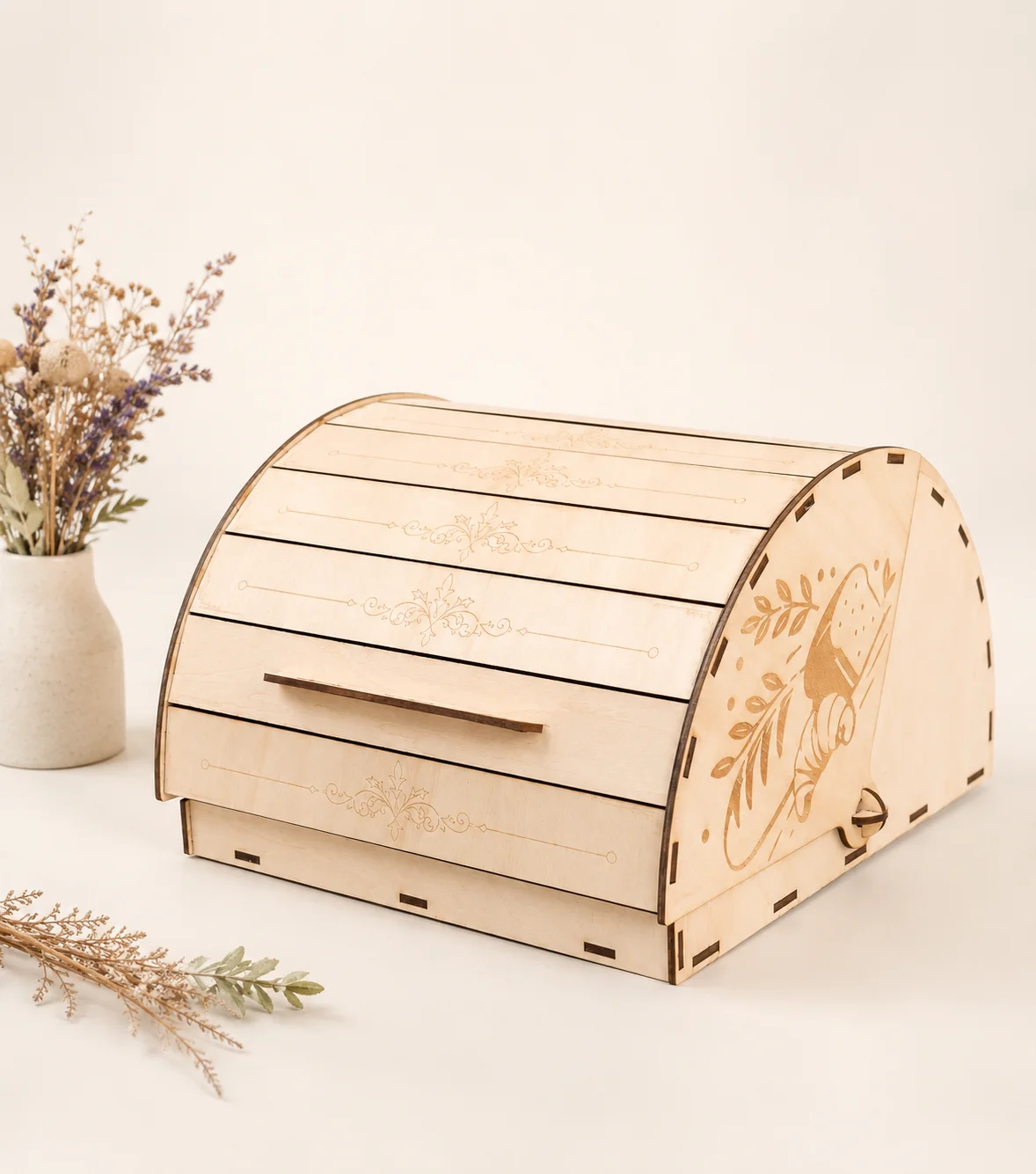 Roll Top Bread Box