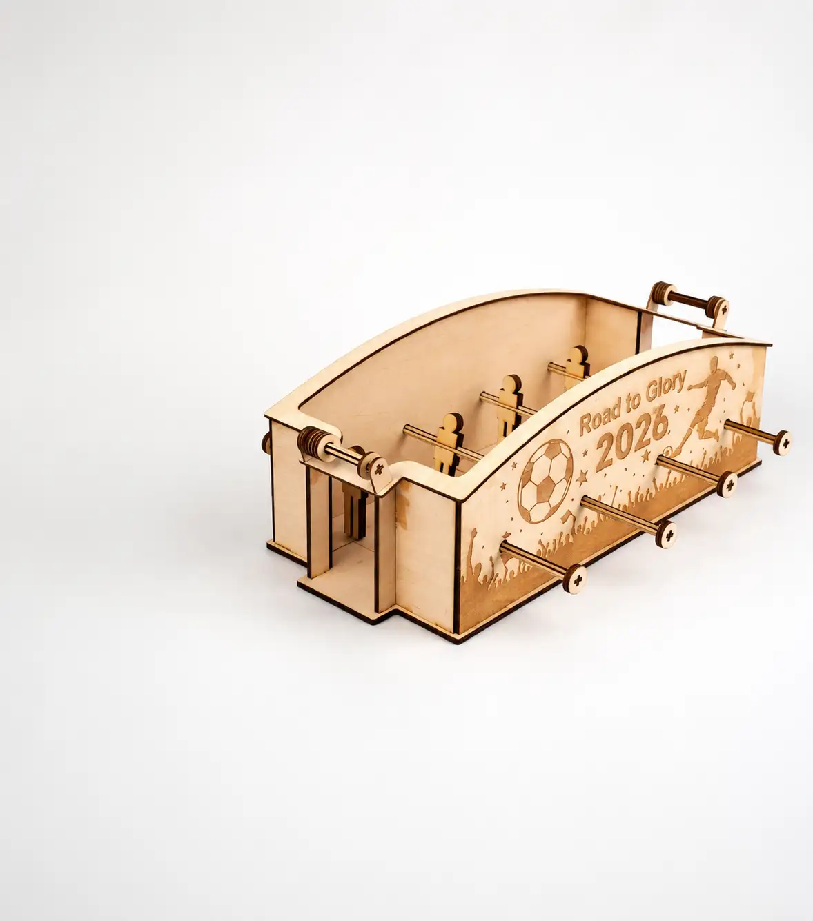 Wooden Table Football Game