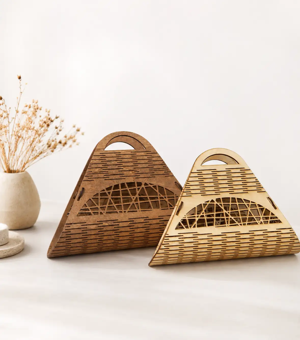 Wooden Hand Bag
