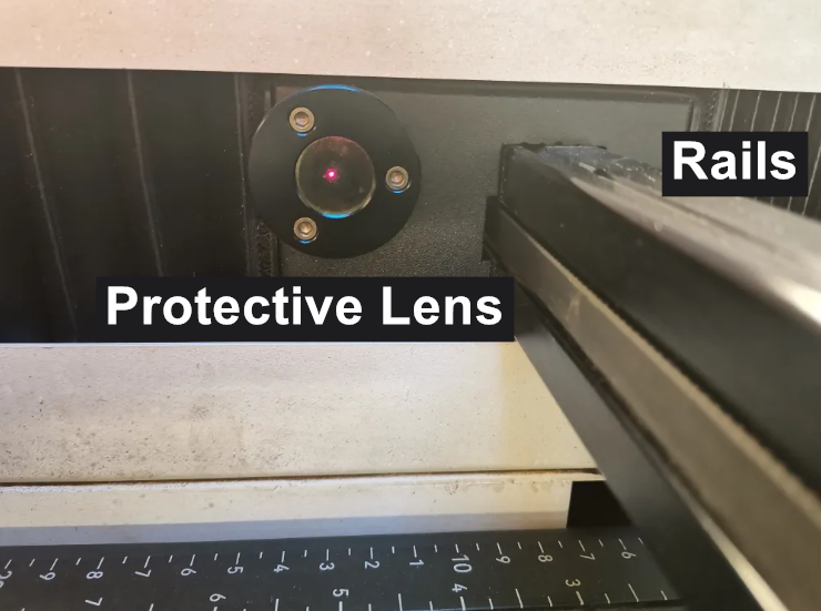 protective lens for laser optics