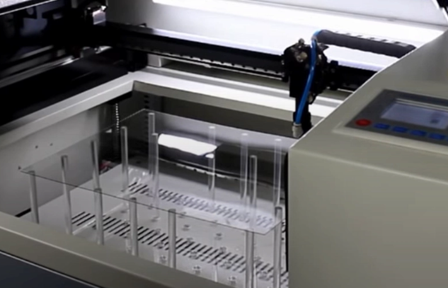 pin laser work table