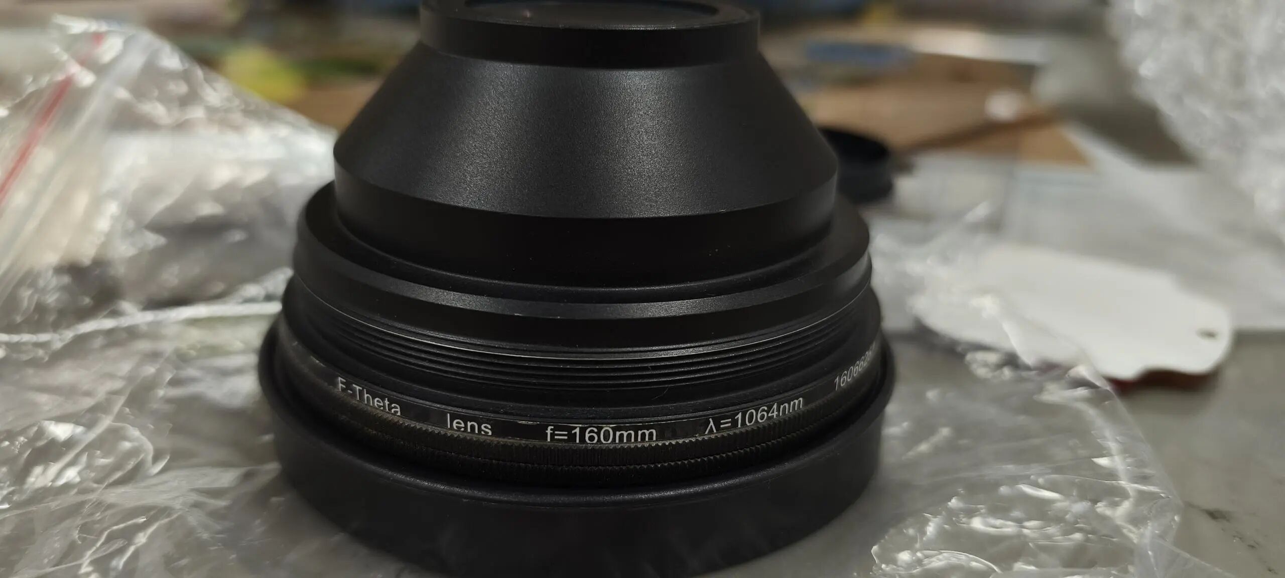 F-160 110 1064 F-theta lens marking example