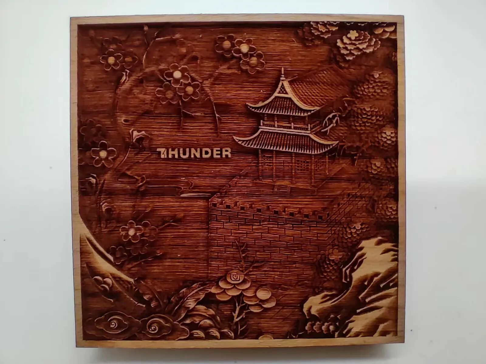 relief laser engraving example