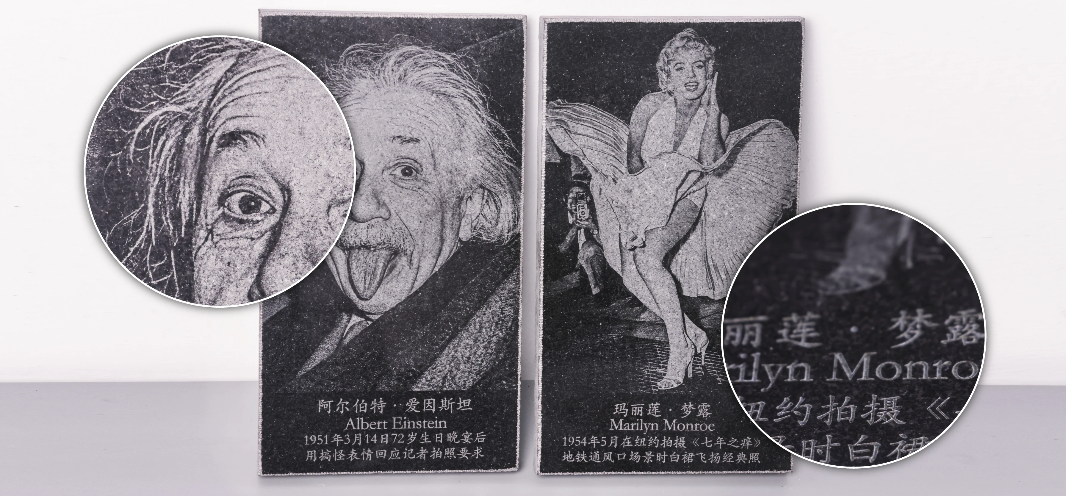 titan pro 35 laser mark & engrave marble with great deatls.webp