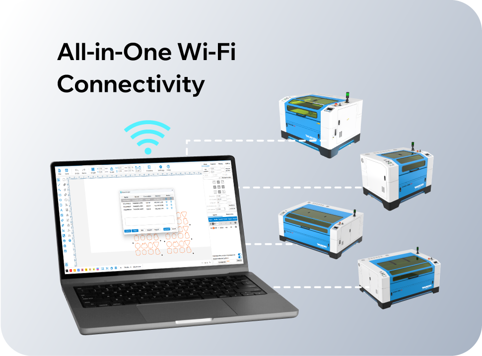Wifi Connecting multiple Titan Pro Machine
